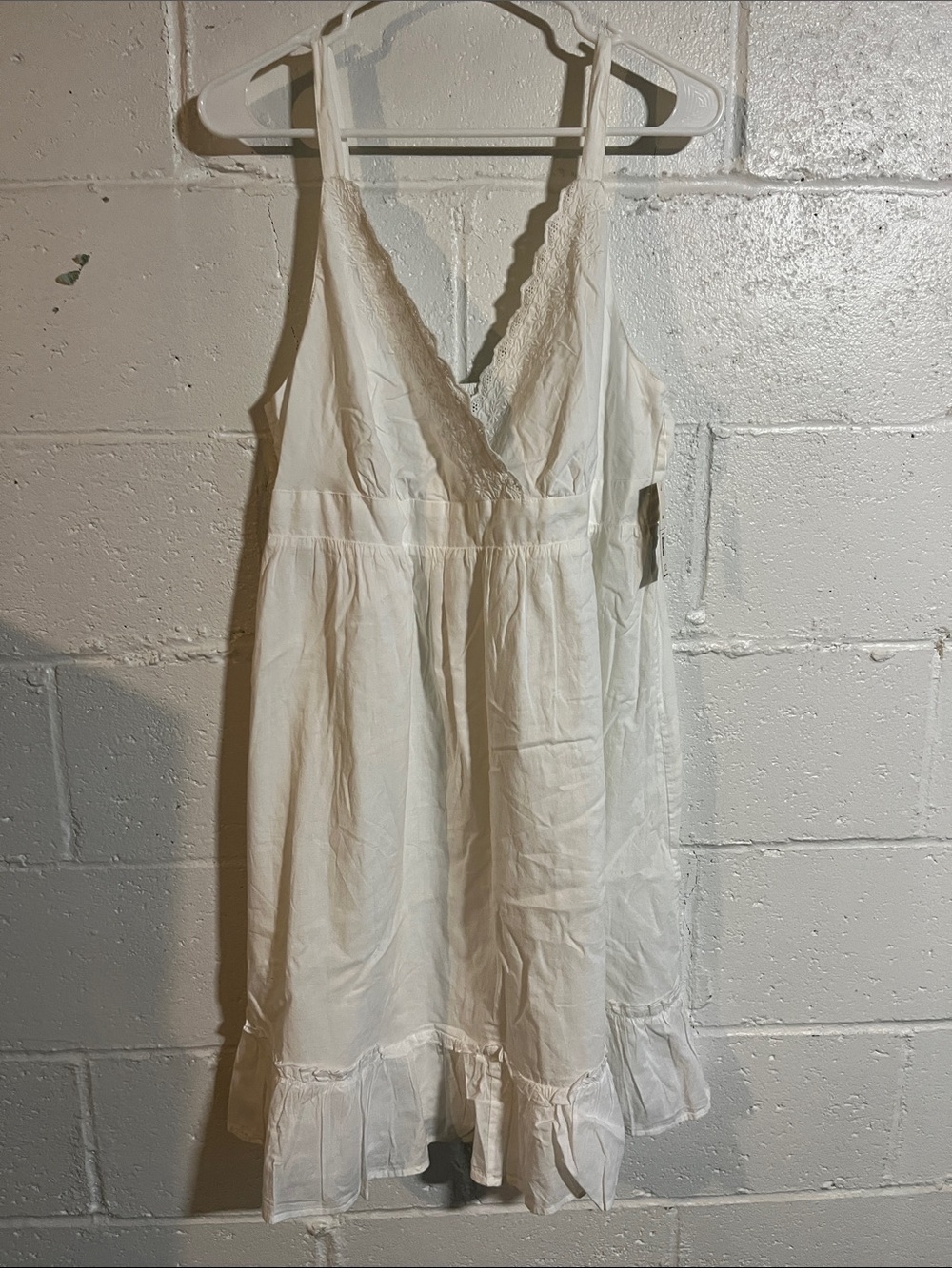 Faded Glory Lace-Trim Sleeveless Sundress